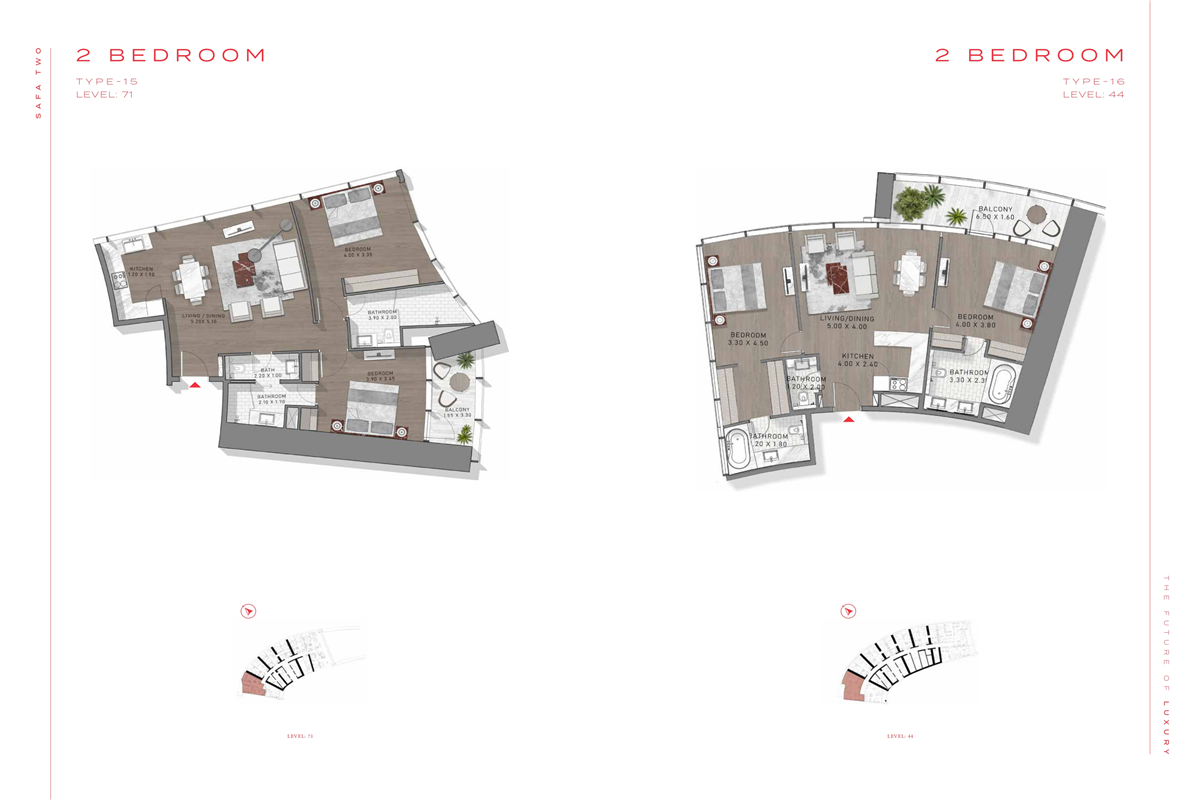 2 Bed Type 15 & 16